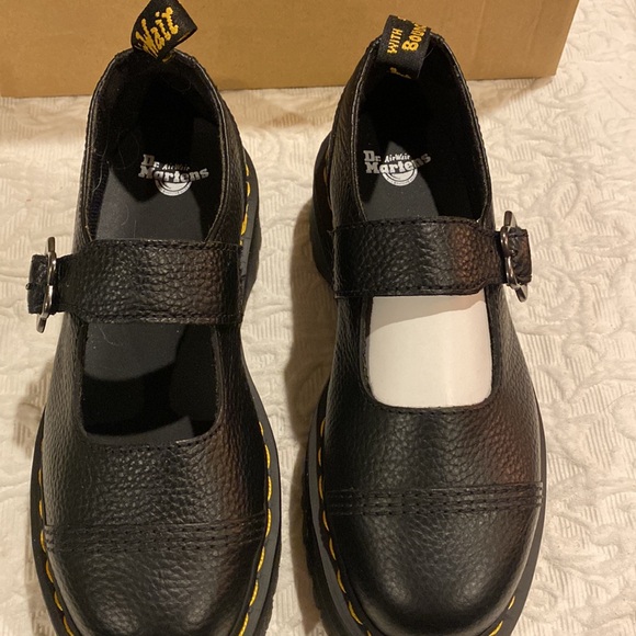 Dr. Martens NIB SZ 8 Adina flower black Mary Jane - Picture 2 of 6